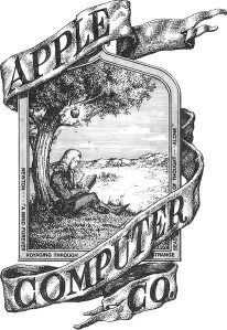 Logo Apple Pertama